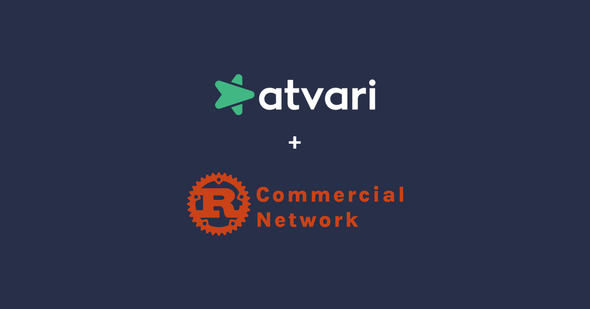 atvari joins the Rust Commercial Network